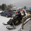 Snowmobiling in Jackman, Maine